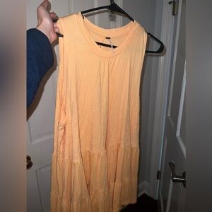 Beautiful orange free people dress!!!